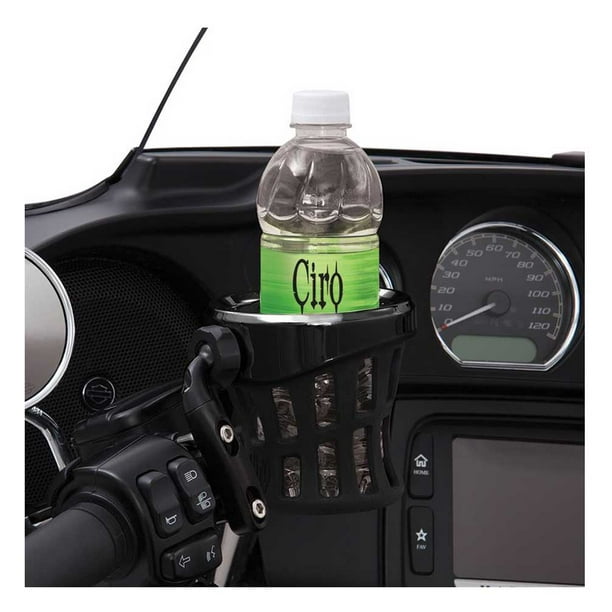 No Mount All Black 50005 Ciro Black Rubber Drink Holder for Harley No Mount All Black 50005 Ciro Black Rubber Drink Holder for Harley
